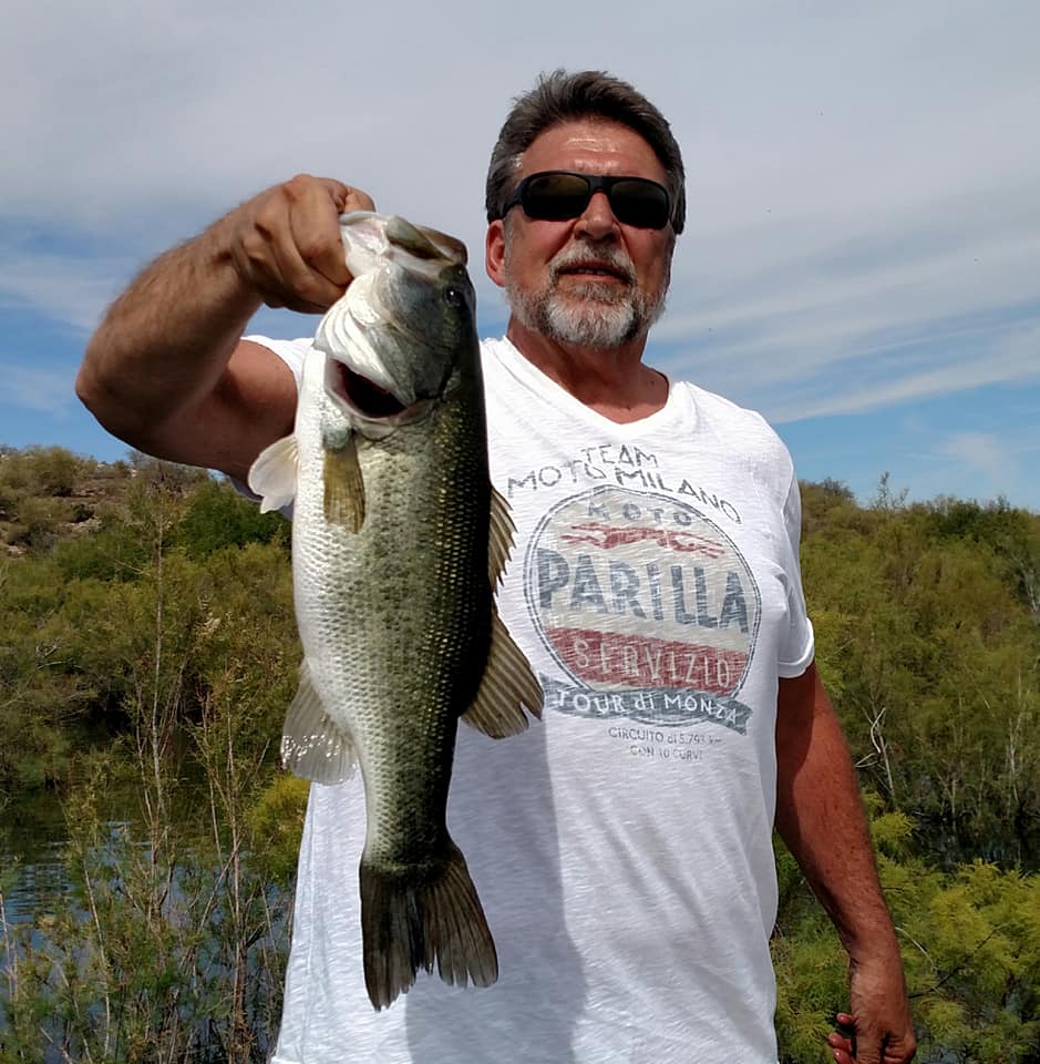 photo of customer with fish he caught in Arizona